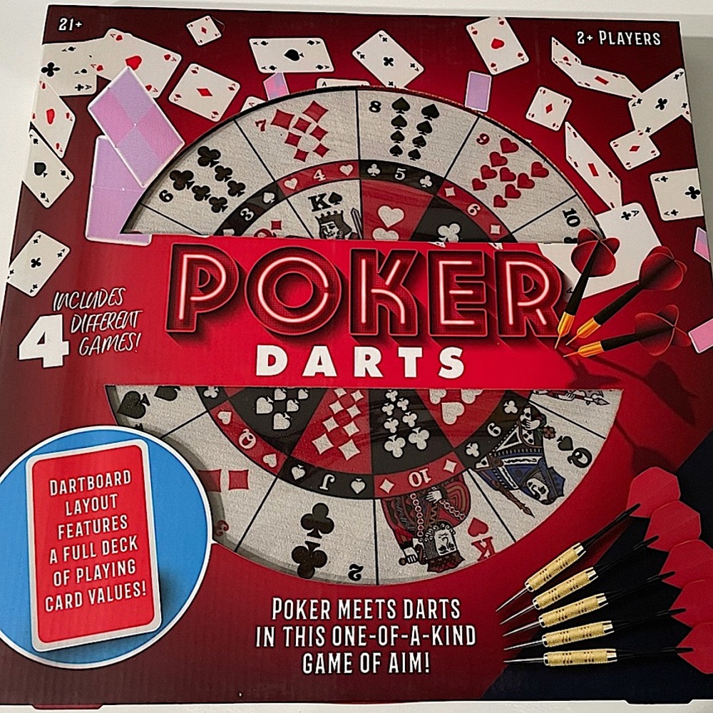Poker Darts Game